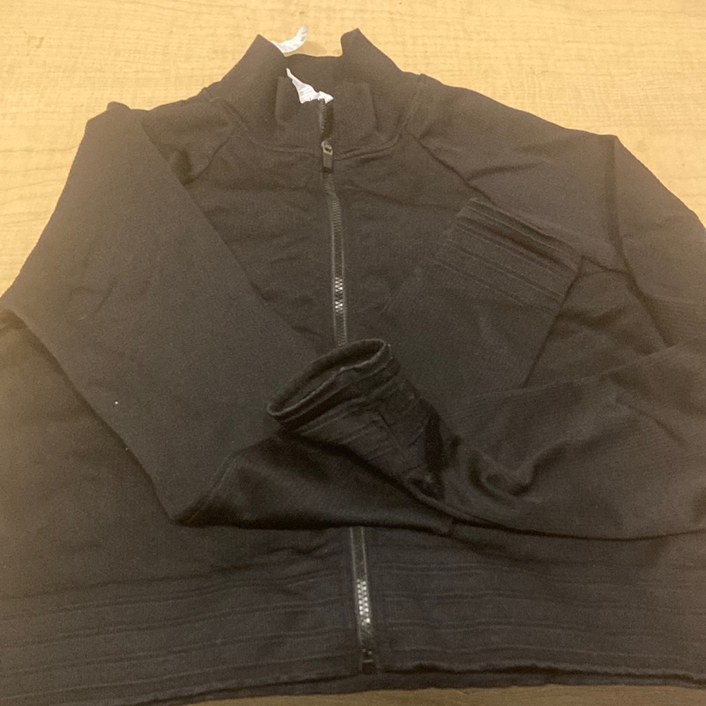 Black athletic jacket